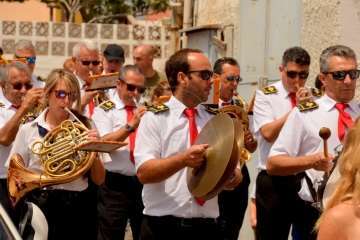 San Ignacio de Loyola se despide de sus fiestas en La Majadilla-Telde (Foto Francisco Javier Santana)